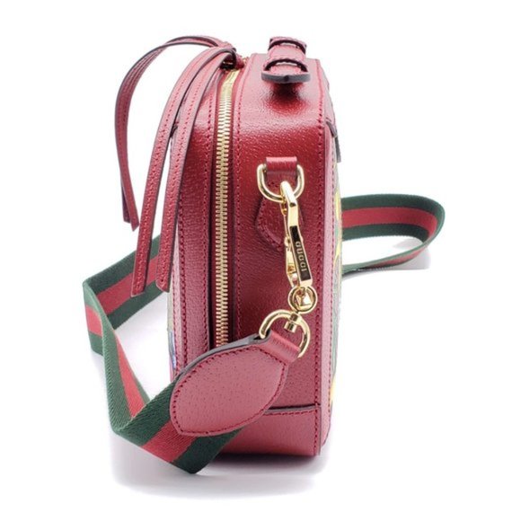 GUCCI GG Small Ophidia GG Flora Shoulder Bag New - Picture 7 of 14